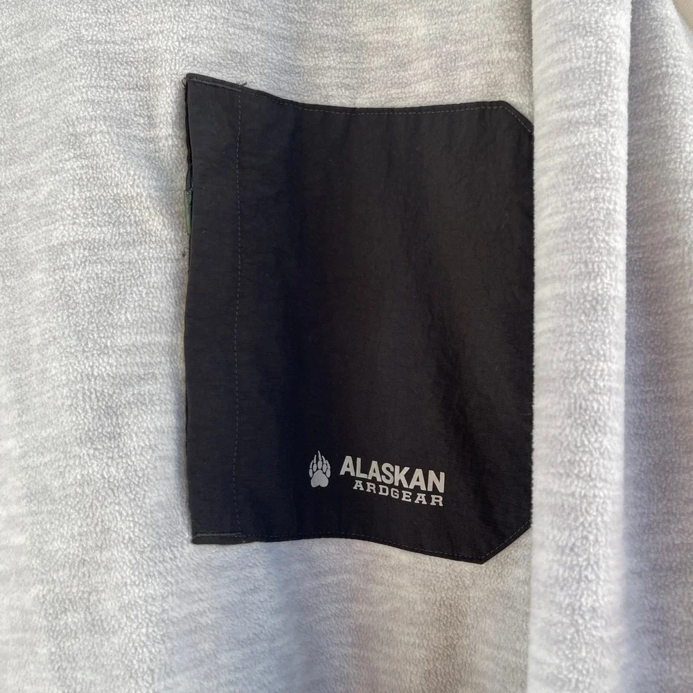 Alaskan Hardgear Duluth Trading Co Mens 2XL Gray Fleece Crewneck Sweatshirt 3832